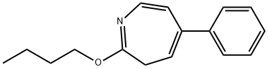 3H-Azepine, 2-butoxy-5-phenyl- Struktur