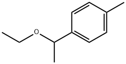 Benzene, 1-(1-ethoxyethyl)-4-methyl- Struktur