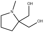 2,2-Pyrrolidinedimethanol, 1-methyl- Struktur