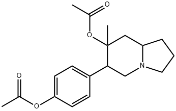 7-Indolizinol, 6-[4-(acetyloxy)phenyl]octahydro-7-methyl-, 7-acetate