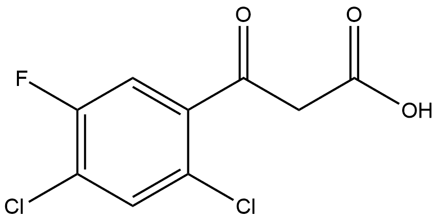 Benzenepropanoic acid, 2,4-dichloro-5-fluoro-β-oxo-