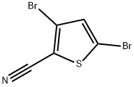 3,5-dibromothiophene-2-carbonitrile Structure