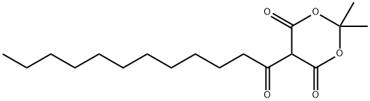 111861-21-3 1,3-Dioxane-4,6-dione, 2,2-dimethyl-5-(1-oxododecyl)-