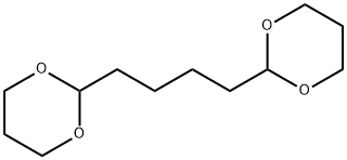 1,3-Dioxane, 2,2'-(1,4-butanediyl)bis- Structure