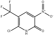 2(1H)-Pyridinone, 6-chloro-3-nitro-5-(trifluoromethyl)- Structure
