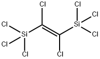 Silane, (1,2-dichloro-1,2-ethenediyl)bis[trichloro-, (E)- (9CI) Structure