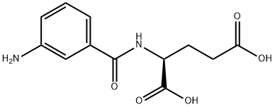 L-Glutamic acid, N-(3-aminobenzoyl)- 化学構造式