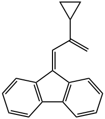 112146-00-6 9H-Fluorene, 9-(2-cyclopropyl-2-propen-1-ylidene)-