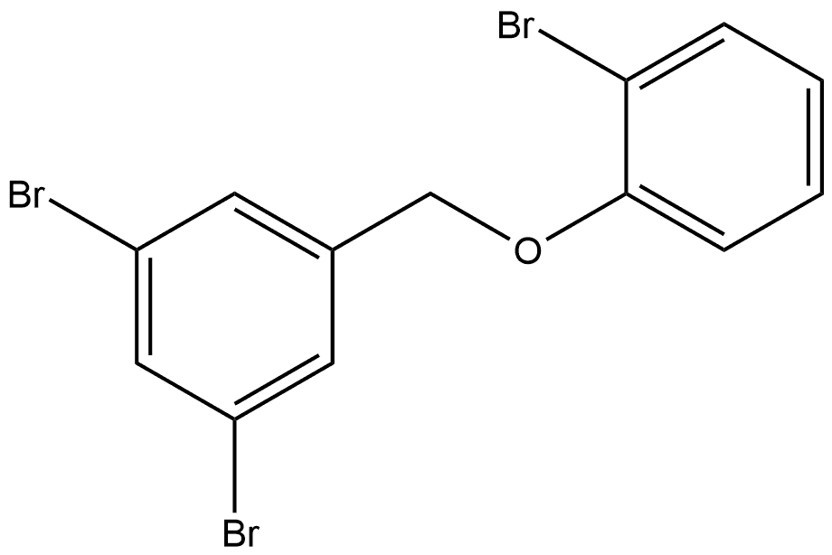 1,3-Dibromo-5-[(2-bromophenoxy)methyl]benzene 结构式