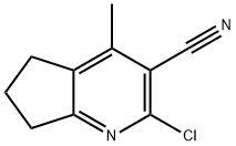 2-氯-4-甲基-6,7-二氢-5H-环戊二烯[B]吡啶-3-甲腈,1122022-84-7,结构式
