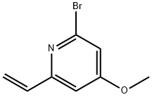 Pyridine, 2-bromo-6-ethenyl-4-methoxy- Struktur