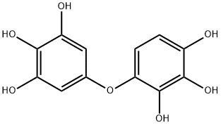 1,2,3-Benzenetriol, 4-(3,4,5-trihydroxyphenoxy)- 化学構造式