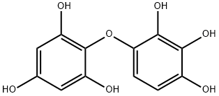 1,2,3-Benzenetriol, 4-(2,4,6-trihydroxyphenoxy)- Struktur