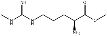 L-Ornithine, N5-[imino(methylamino)methyl]-, methyl ester Structure