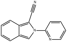 2-(Pyridin-2-yl)-2H-isoindole-1-carbonitrile Struktur