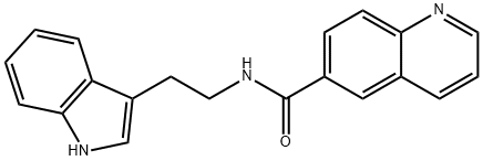 112583-67-2 N-(2-(1H-Indol-3-yl)ethyl)quinoline-6-carboxamide