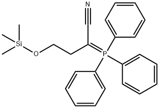 4-((Trimethylsilyl)oxy)-2-(triphenylphosphoranylidene)butanenitrile Struktur