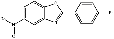 Benzoxazole, 2-(4-bromophenyl)-5-nitro- Struktur