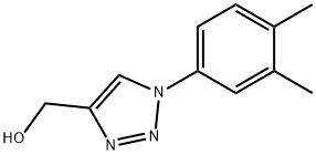 (1-(3,4-二甲基苯基)-1H-1,2,3-三唑-4-基)甲醇,1126635-76-4,结构式