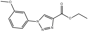 1H-1,2,3-Triazole-4-carboxylic acid, 1-(3-methoxyphenyl)-, ethyl ester