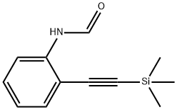 N-(2-((Trimethylsilyl)ethynyl)phenyl)formamide Structure