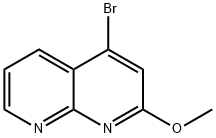 4-bromo-2-methoxy-1,8-naphthyridine Struktur