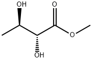 Butanoic acid, 2,3-dihydroxy-, methyl ester, (2R,3R)- Struktur
