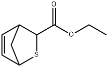 2-Thiabicyclo[2.2.1]hept-5-ene-3-carboxylic acid ethyl ester Struktur