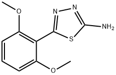 2-氨基-5-(2,6-二甲氧基苯基)-1,3,4-噻二唑,112764-33-7,结构式