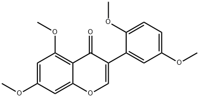 3-(2,5-Dimethoxyphenyl)-5,7-dimethoxy-4H-chromen-4-one Structure