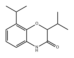 2H-1,4-Benzoxazin-3(4H)-one, 2,8-bis(1-methylethyl)- 结构式