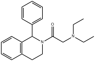 2-(Diethylamino)-1-(1-phenyl-3,4-dihydroisoquinolin-2(1H)-yl)ethanone Struktur