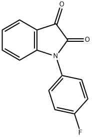 1-(4-Fluorophenyl)indoline-2,3-dione Struktur