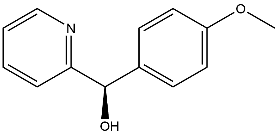 (R)-(4-methoxyphenyl)(pyridin-2-yl)methanol Struktur