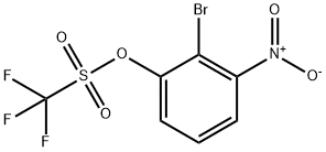 2-Bromo-3-nitrophenyl trifluoromethanesulphonate,112970-61-3,结构式