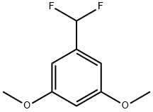 1-(Difluoromethyl)-3,5-dimethoxybenzene Struktur