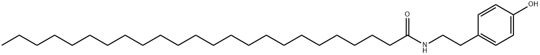 N-テトラコサノイルチラミン 化学構造式