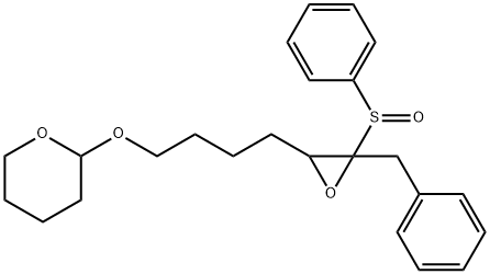 113122-78-4 2H-Pyran, tetrahydro-2-[4-[3-(phenylmethyl)-3-(phenylsulfinyl)-2-oxiranyl]butoxy]-