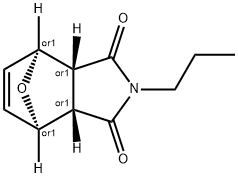 4,7-Epoxy-1H-isoindole-1,3(2H)-dione, 3a,4,7,7a-tetrahydro-2-propyl-, (3aR,4S,7R,7aS)-rel- 结构式