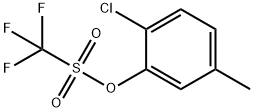 2-chloro-5-methylphenyl trifluoromethanesulfonate Structure