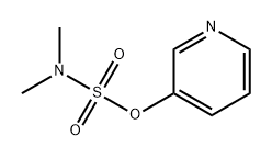 Sulfamic acid, N,N-dimethyl-, 3-pyridinyl ester Structure