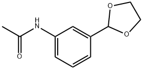 Acetamide, N-[3-(1,3-dioxolan-2-yl)phenyl]- Struktur