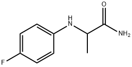 Propanamide, 2-[(4-fluorophenyl)amino]- Struktur