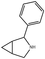 2-phenyl-3-azabicyclo[3.1.0]hexane 化学構造式