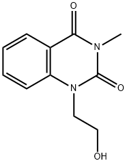 1-(2-Hydroxyethyl)-3-methylquinazoline-2,4(1H,3H)-dione Struktur