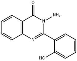 3-Amino-2-(2-hydroxyphenyl)quinazolin-4(3H)-one Struktur