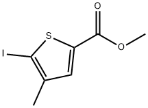 5-碘-4-甲基噻吩-2-羧酸甲酯,1133930-94-5,结构式