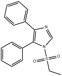 1H-Imidazole, 1-(ethylsulfonyl)-4,5-diphenyl- Structure