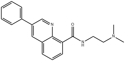 N-(2-(Dimethylamino)ethyl)-3-phenylquinoline-8-carboxamide,113431-33-7,结构式