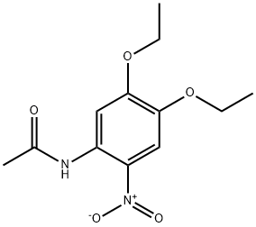 Acetamide, N-(4,5-diethoxy-2-nitrophenyl)- Structure